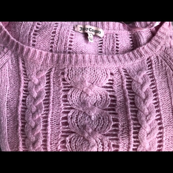 Juicy oversized mohair wool crewneck open knit sweater in bubblegum pink L - Picture 8 of 8